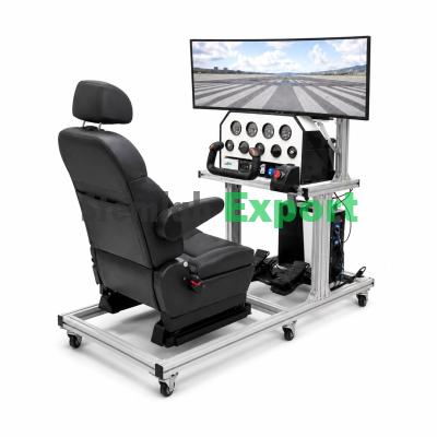 Basic Model Flight Simulator and Visual System