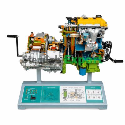 Hybrid Cut-Away Engine, Manual Operation