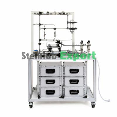 Assembly station: gas booster in hydrogen technology Deluxe