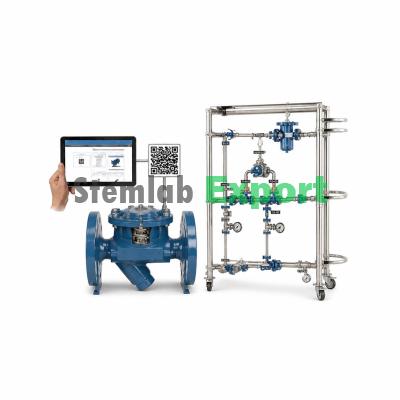 Assembly station pipes and valves and fittings