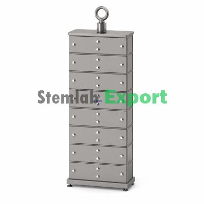 Cement Mold Assembly, 8 Specimen, Single Deep Brass oil and petroleum testing instruments by