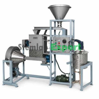 Spray Painting Pilot Plant for Granular Materials